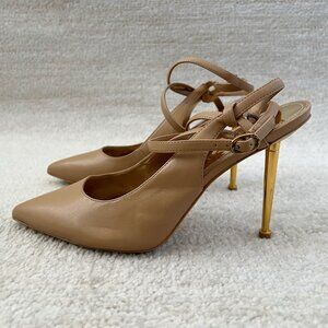 Guess Strappy Pointed Toe Heels Shoes 8.5
